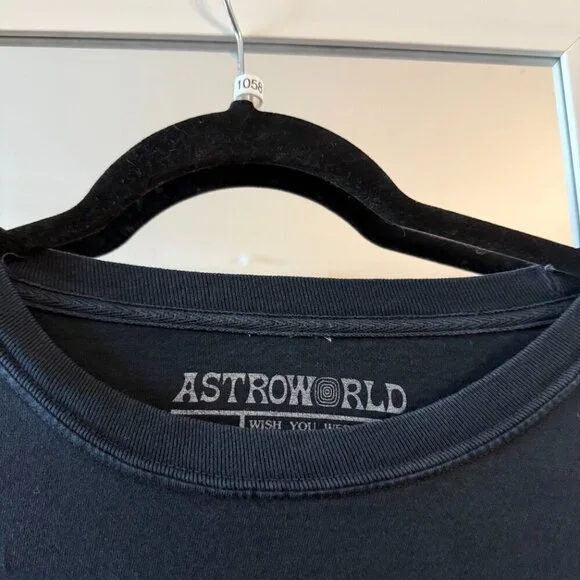Travis Scott Astroworld Wish You Were Here Long Sleeve Shirt Size L - Picture 2 of 4